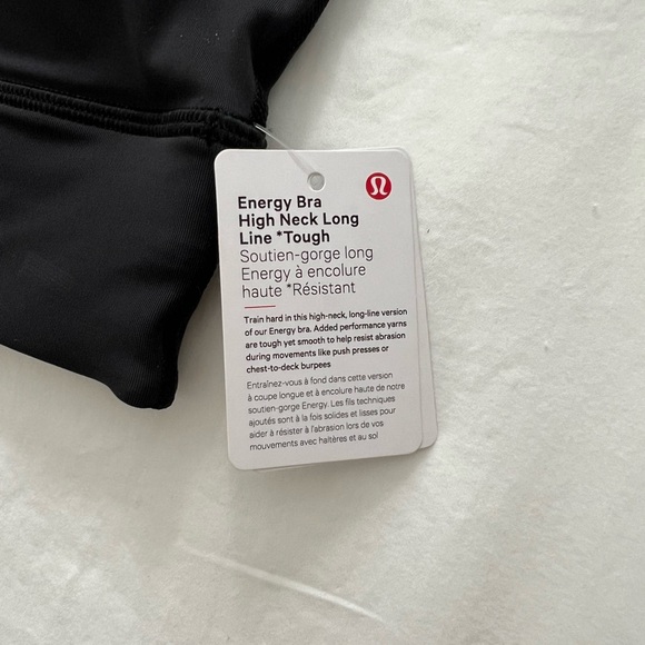 LULULEMON | HIGH NECK ENERGY BRA - Picture 3 of 3